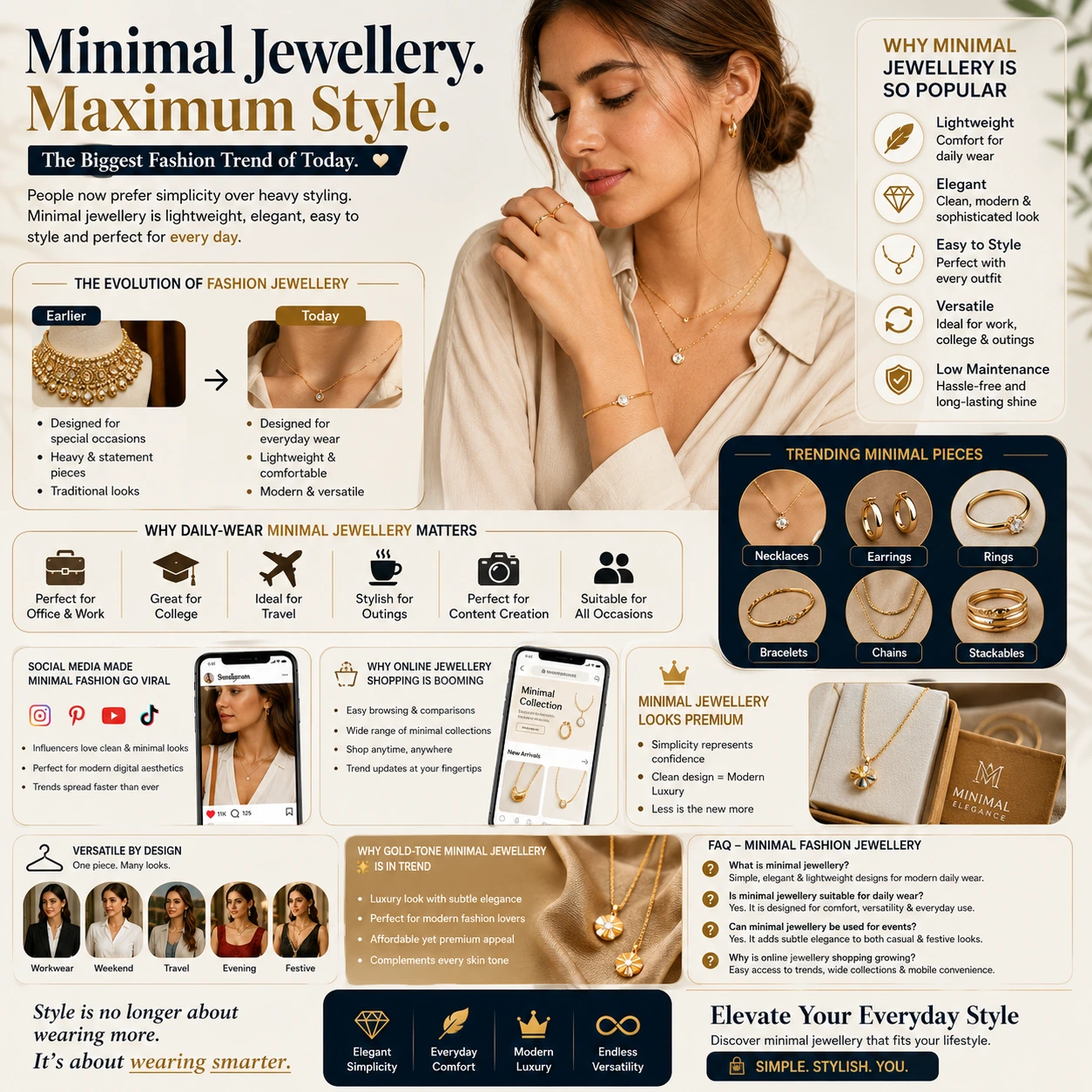 Why Minimal Jewellery Is Dominating Modern Fashion Trends.