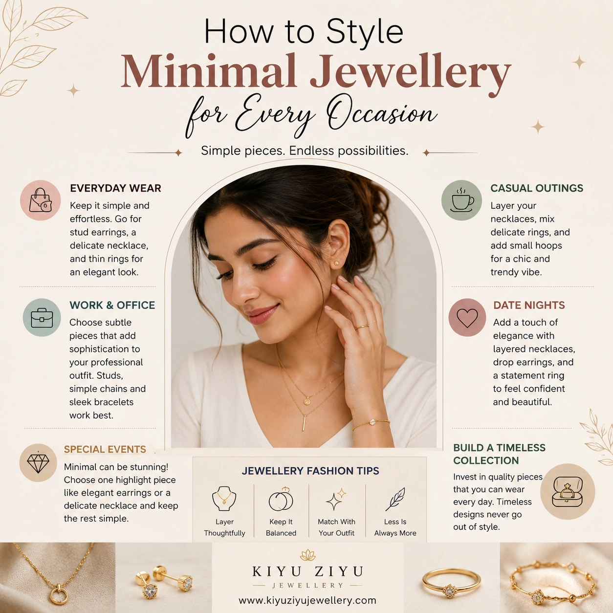 How to Style Minimal Jewellery for Every Occasion