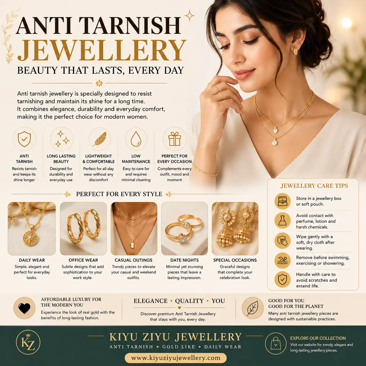 Anti Tarnish Jewellery: Why It Has Become Every Woman’s Favorite Choice